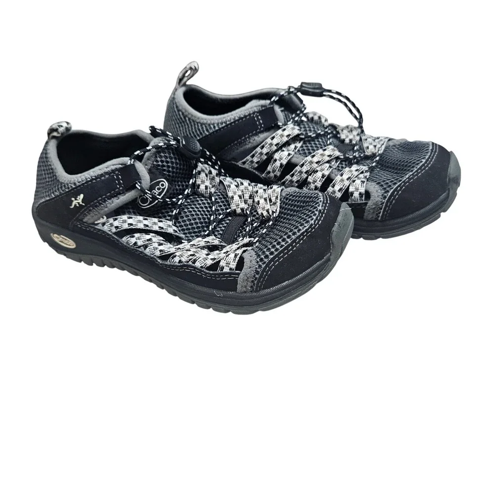 Chaco Performance Footwear Kids Junior Sandals Water Shoes Black Gray Unisex 2